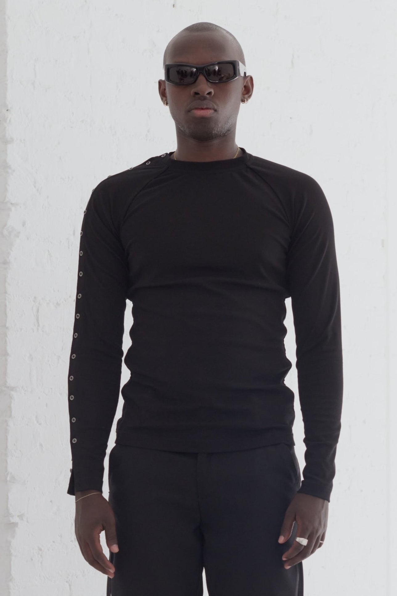 BLACK MANICA LONG SLEEVE